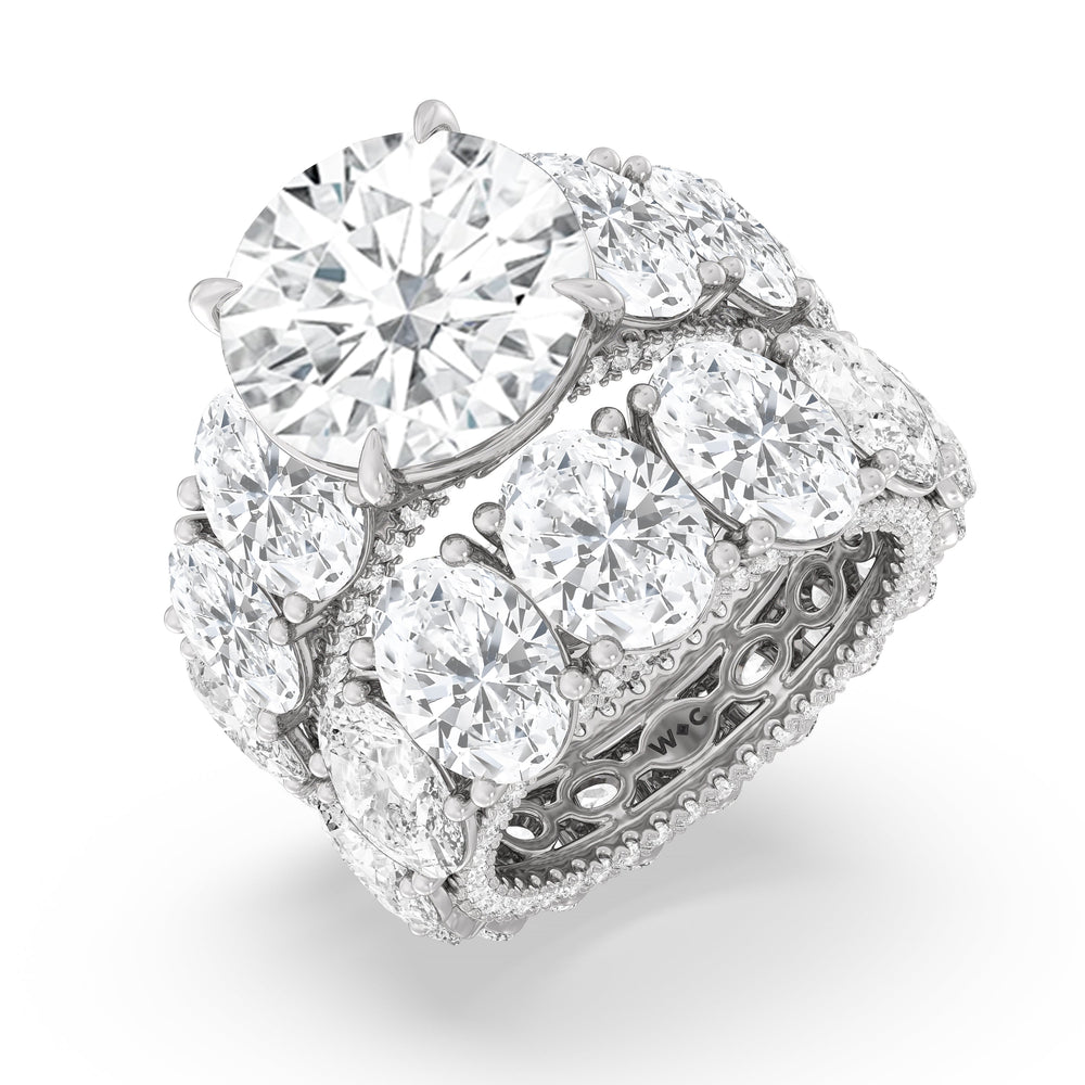 The Broome Ring with Round Cut Diamond in 14KT Platinum view 4
