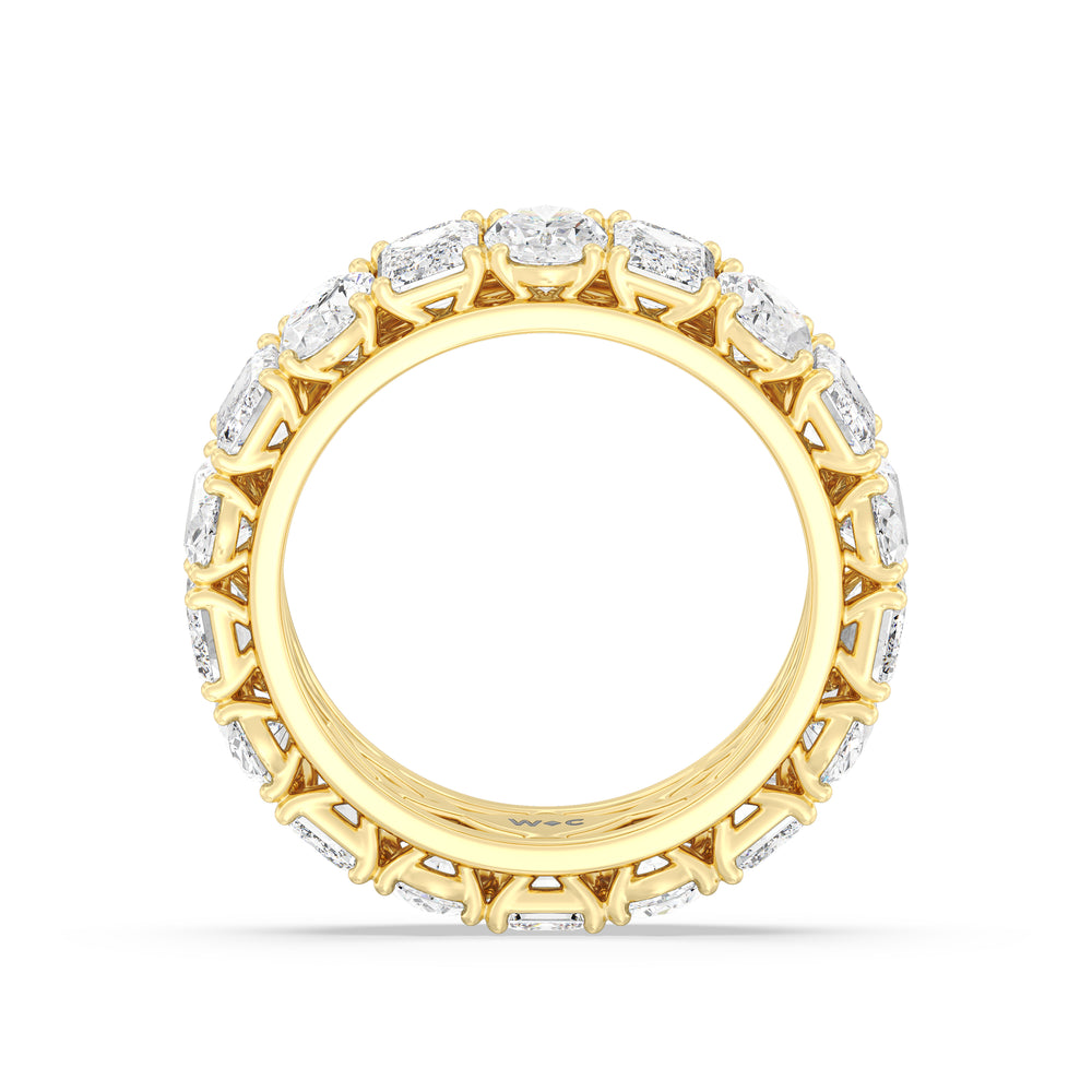 The Wall Street Diamond Band with 18KT Yellow Gold Cut Diamond in 14KT Yellow Gold view 2
