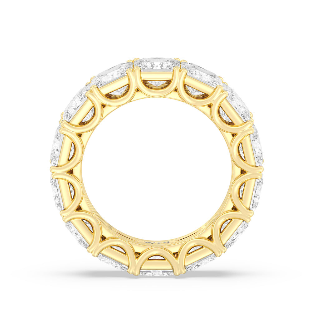 The West Village Diamond Band with 18KT Yellow Gold Cut Diamond in 14KT Yellow Gold view 2
