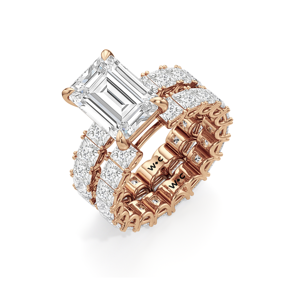 The West Village Ring with Oval Cut Diamond in 14KT Rose Gold view 6
