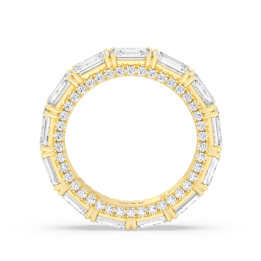 The Upper East Side Diamond Band with 18KT Yellow Gold Cut Diamond in 14KT Yellow Gold view 2

