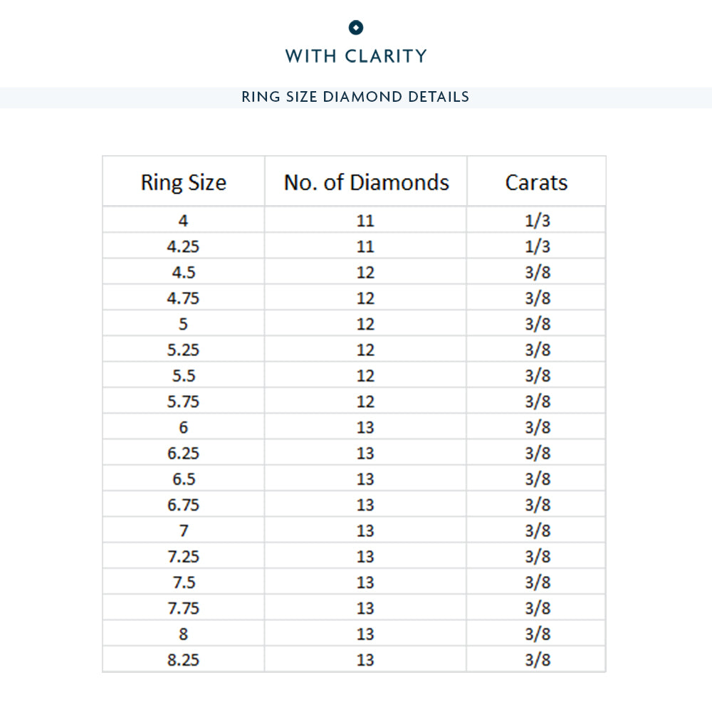 Round Diamond Marquise Bezel Eternity Ring with 18KT Yellow Gold / Lab / 3/8 Cut Diamond in 14KT Yellow Gold / Lab / 3/8 view 3
