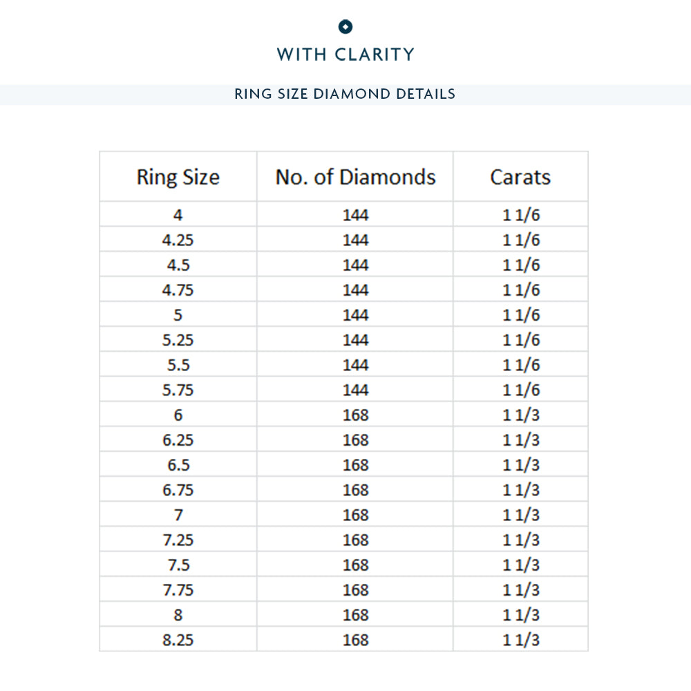 Full Braided Diamond Eternity Ring with 18KT Rose Gold / Lab / 1 1/3 Cut Diamond in 14KT Rose Gold / Lab / 1 1/3 view 3
