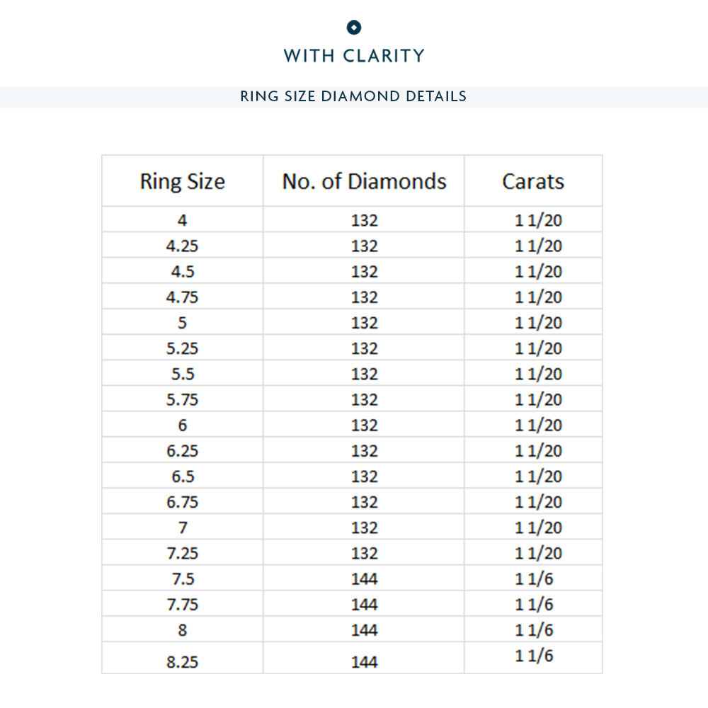 Loose Braid Diamond Eternity Ring with Platinum / Lab / 1 Cut Diamond in 14KT Platinum / Lab / 1 view 3
