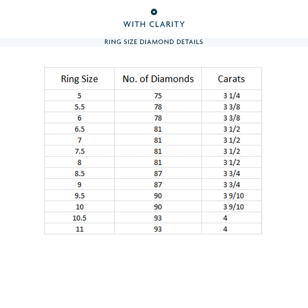 Pave Dome Eternity Ring with 18KT Rose Gold / Natural / 3 1/2 Cut Diamond in 14KT Rose Gold / Natural / 3 1/2 view 4
