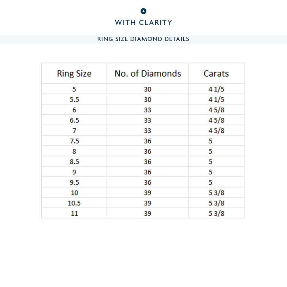Round Station Eternity Ring 4 cttw with 18KT Yellow Gold / Natural / 4 5/8 Cut Diamond in 14KT Yellow Gold / Natural / 4 5/8 view 4
