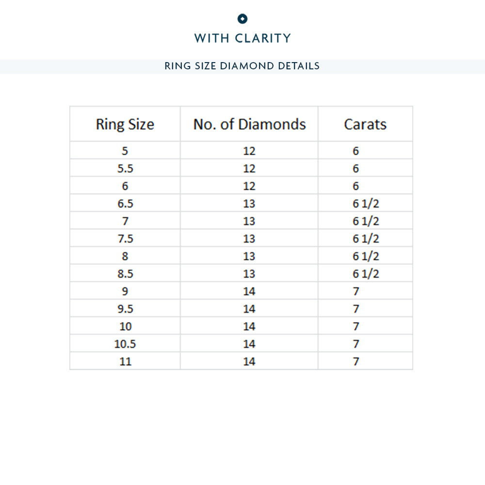 East-West Oval Trellis Eternity Ring with 18KT Rose Gold / Natural / 6 1/2 Cut Diamond in 14KT Rose Gold / Natural / 6 1/2 view 4
