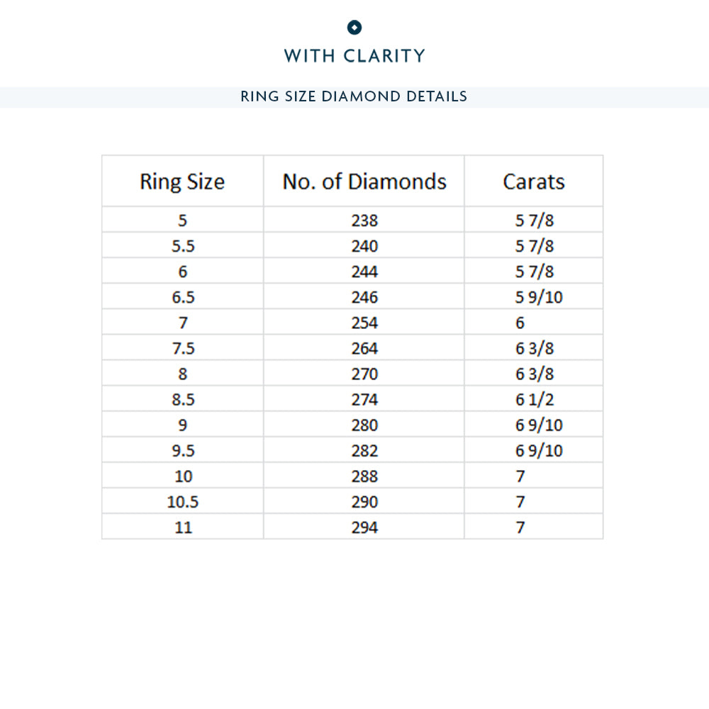 The Fashion Ring Eternity Ring with 18KT Yellow Gold / Natural / 6 Cut Diamond in 14KT Yellow Gold / Natural / 6 view 4
