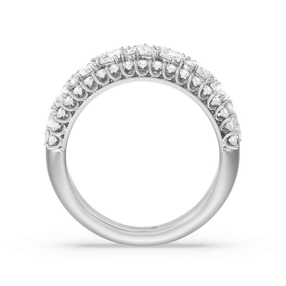 The Bond Anniversary Ring (G/H SI+) with Platinum / Natural / 2 1/4 Cut Diamond in 14KT Platinum / Natural / 2 1/4 view 2
