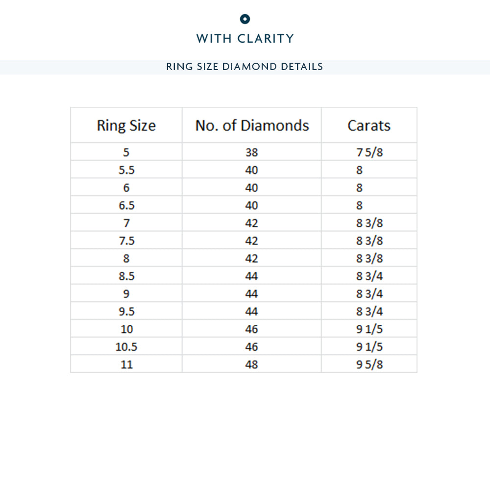 The Oculus Eternity Ring with 18KT Yellow Gold / Natural / 8 3/8 Cut Diamond in 14KT Yellow Gold / Natural / 8 3/8 view 4
