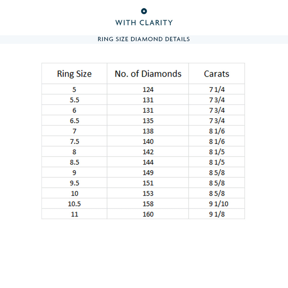 The Moma Eternity Ring with 18KT Yellow Gold / Natural / 8 1/6 Cut Diamond in 14KT Yellow Gold / Natural / 8 1/6 view 4
