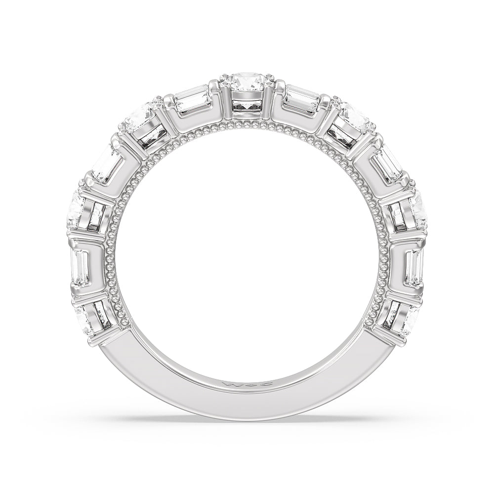 The Fraunces Anniversary Ring (G/H SI+) with Platinum / Natural / 1 7/8 Cut Diamond in 14KT Platinum / Natural / 1 7/8 view 2

