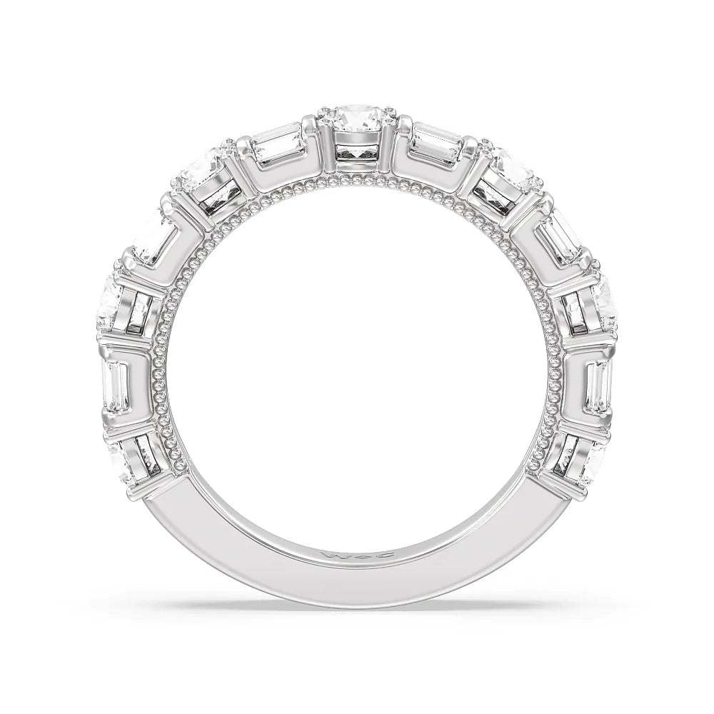 The Fraunces Anniversary Ring (E+ VS+) with Platinum / Lab / 1 7/8 Cut Diamond in 14KT Platinum / Lab / 1 7/8 view 2
