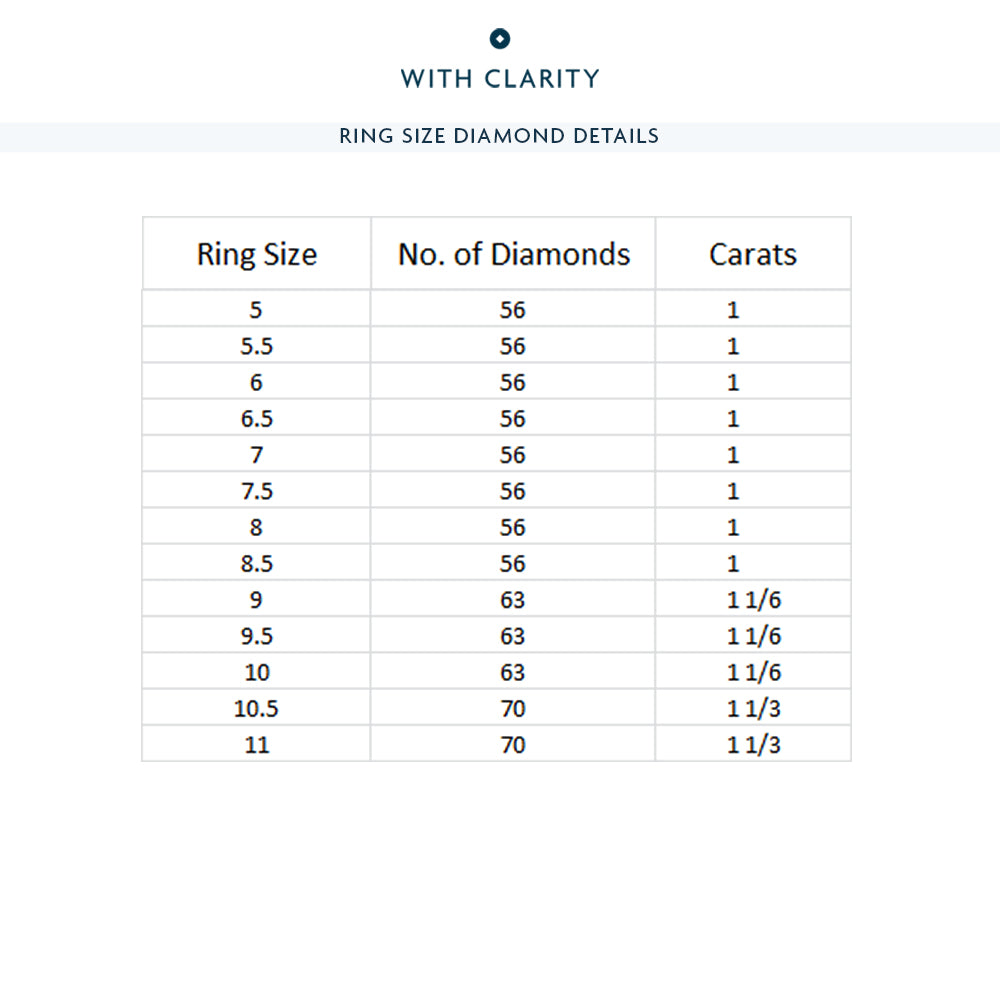 The Algonquin Eternity Ring with 18KT White & Yellow Gold / Natural / 1 Cut Diamond in 14KT White & Yellow Gold / Natural / 1 view 4
