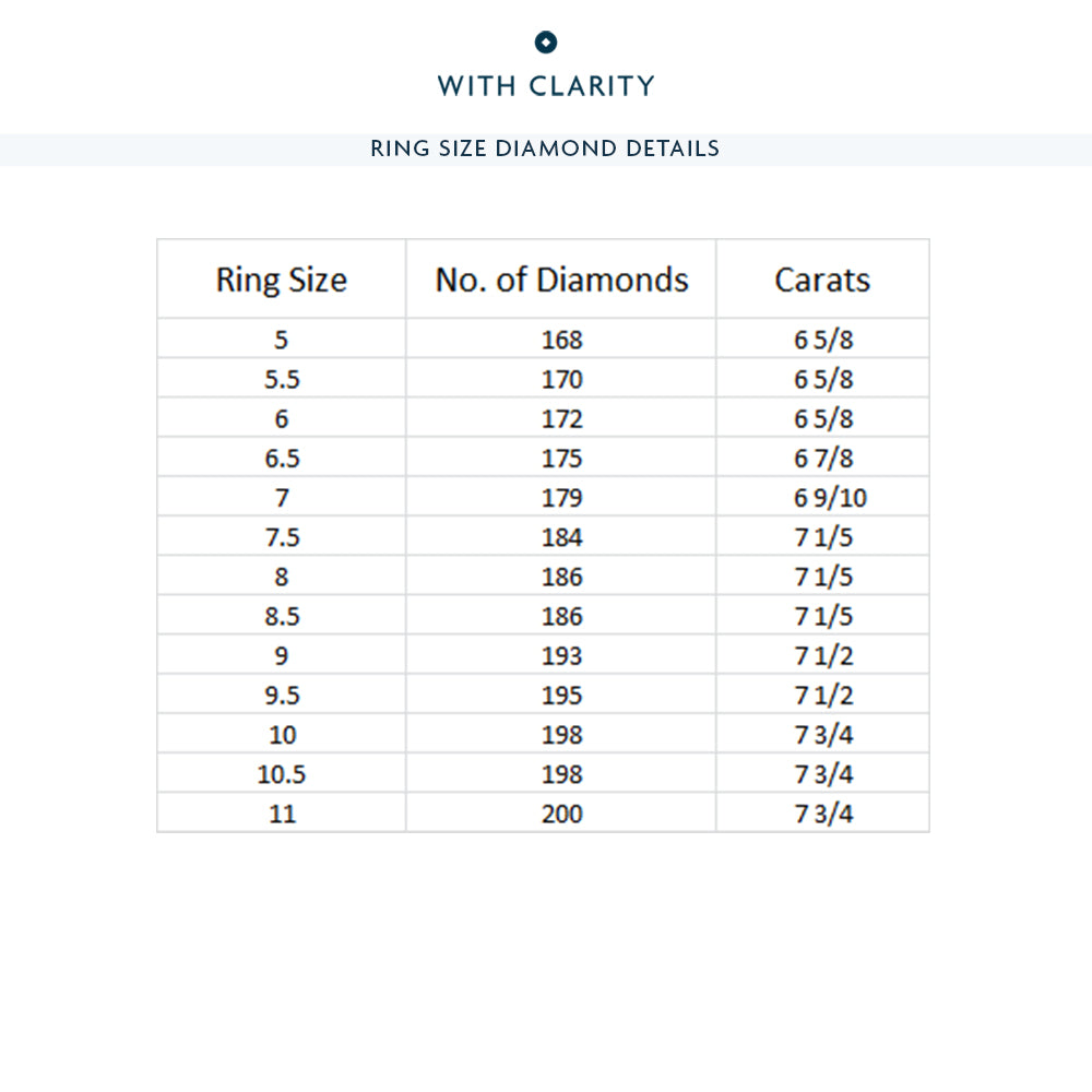 The Greenpoint Eternity Ring with 18KT Yellow Gold / Natural / 6 9/10 Cut Diamond in 14KT Yellow Gold / Natural / 6 9/10 view 4
