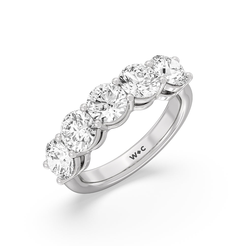 2000-2000 resolution with Platinum / Lab / 3 Cut Diamond in 14KT Platinum / Lab / 3 view 3
