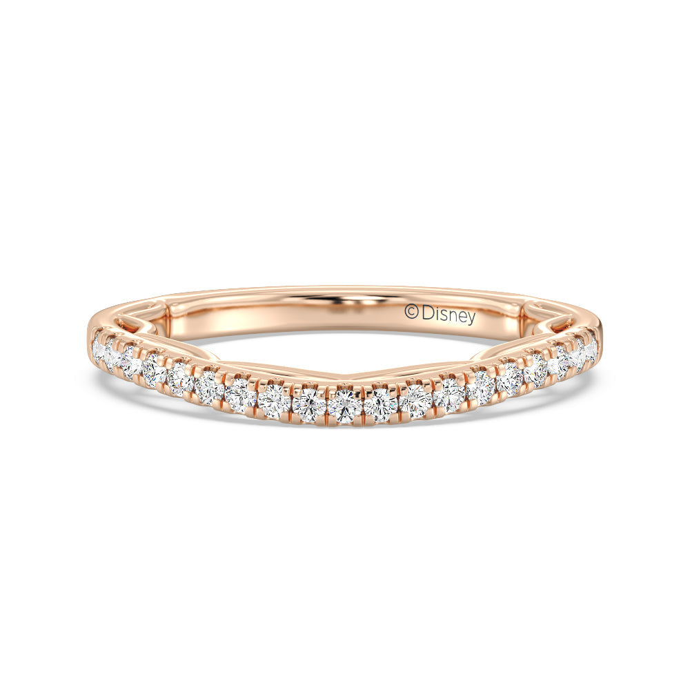 Enchanted Star Lab Grown Diamond 14K Gold Cinderella Engagement Ring Set with Rose Cut Diamond in 14KT Round view 5
