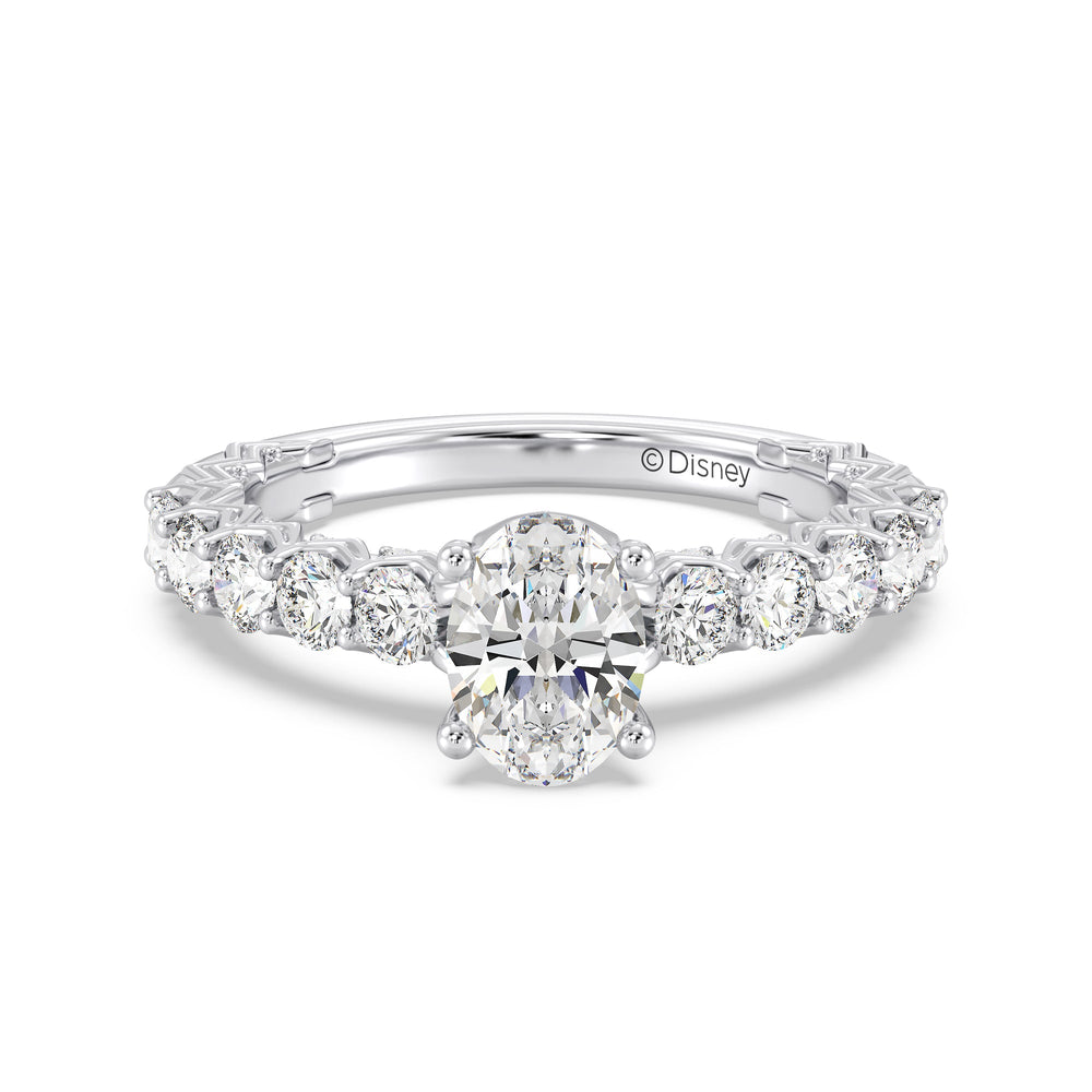 Enchanted Star Lab Grown Diamond 14K Gold Aurora Engagement Ring with  Cut Diamond in 14KT  view 8
