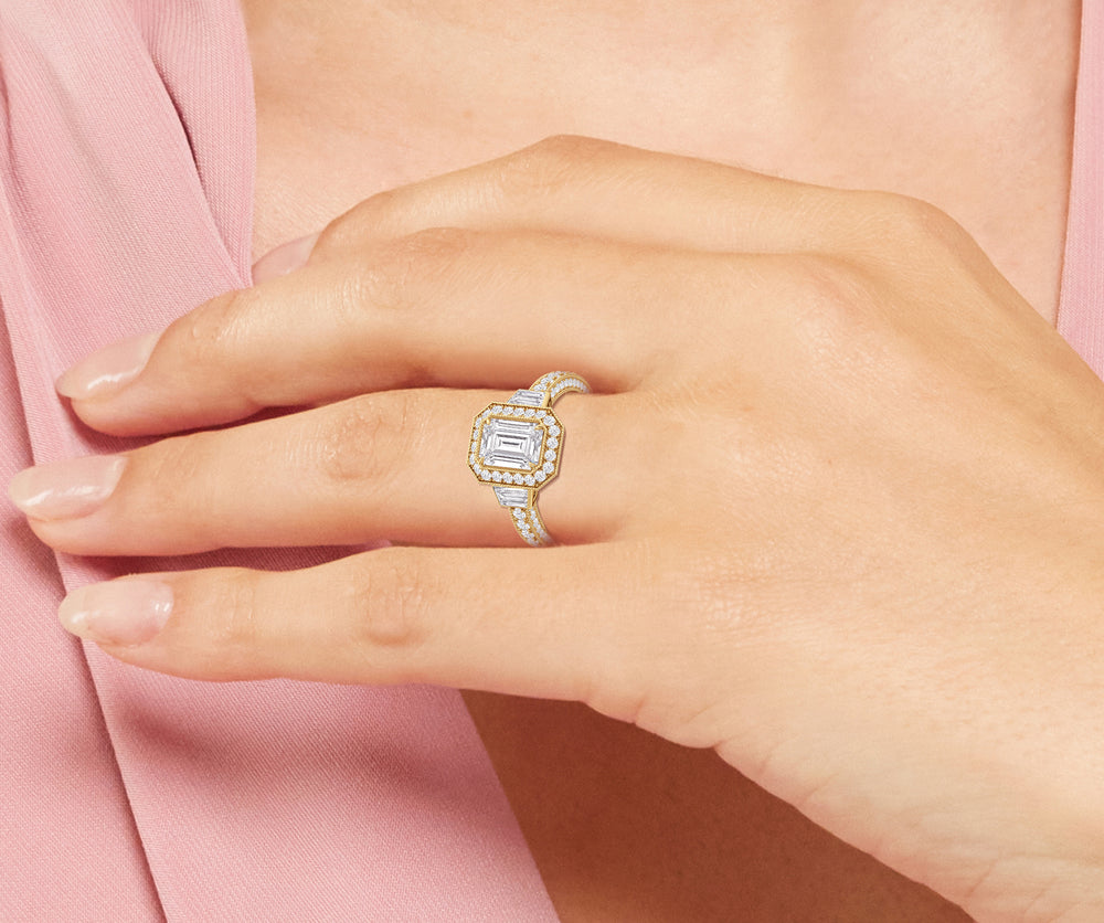 Model Wearing The Steinman Ring view