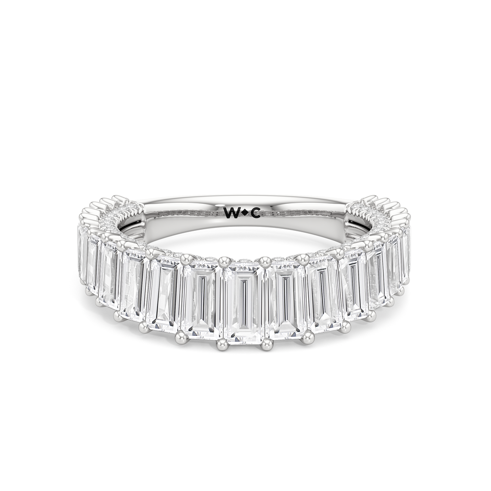The Zara Anniversary Ring with Platinum / Lab / 2 1/5 Cut Diamond in 14KT Platinum / Lab / 2 1/5 view 1
