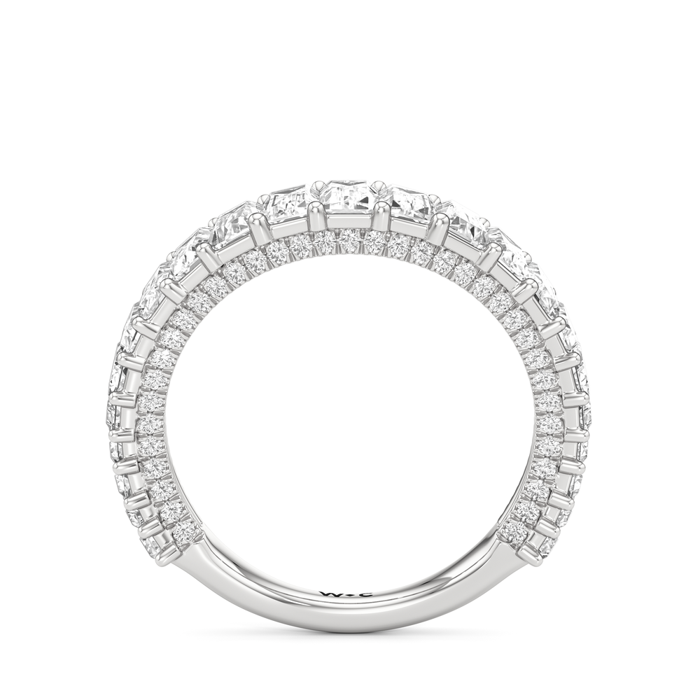 The Zara Anniversary Ring with Platinum / Lab / 2 1/5 Cut Diamond in 14KT Platinum / Lab / 2 1/5 view 2
