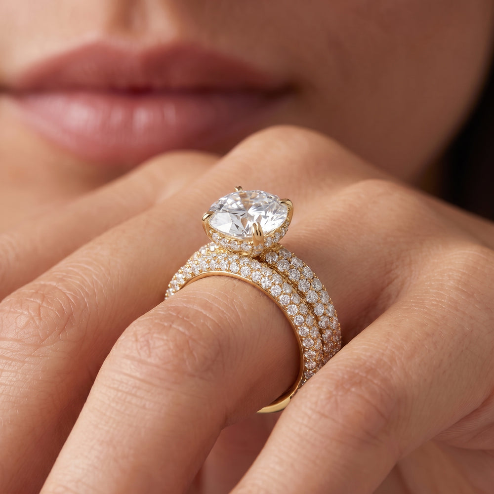 The Windsor Low-Profile Wedding Band with Platinum Cut Diamond in 14KT Platinum view 4
