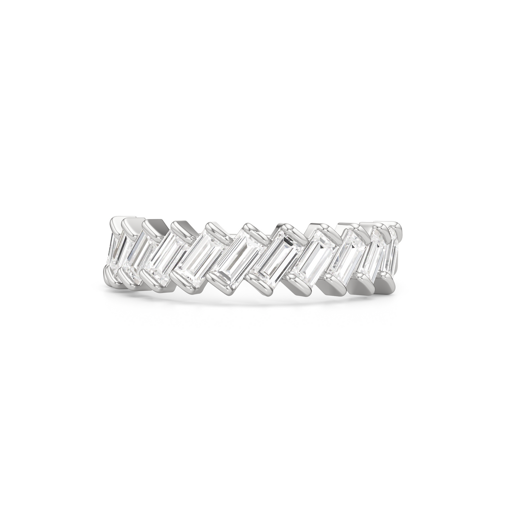 The Caroline Ring with 14KT White Gold / Lab / 1 Cut Diamond in 14KT White Gold / Lab / 1 view 1
