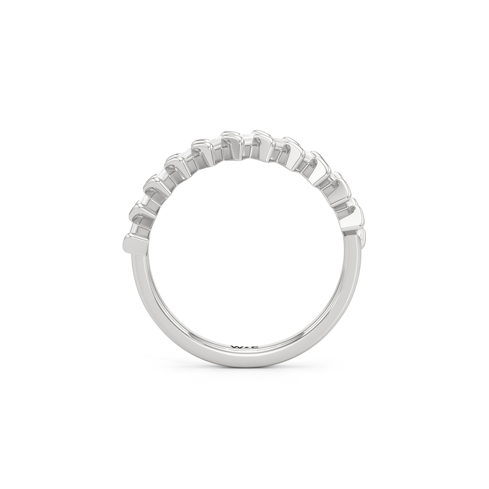 The Caroline Ring with 14KT White Gold / Lab / 1 Cut Diamond in 14KT White Gold / Lab / 1 view 2

