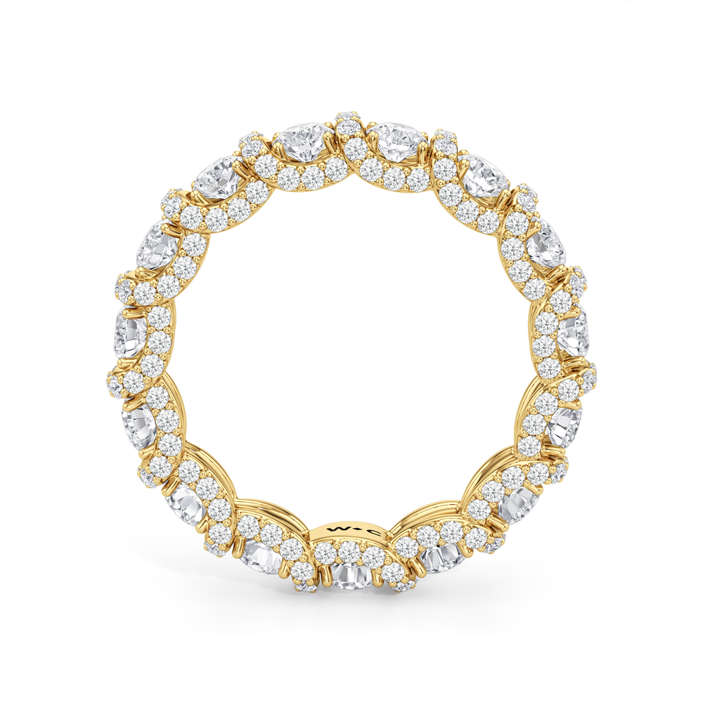 The Fulton Eternity Ring (F/G SI+) with 18KT Yellow Gold / Natural / 2 3/4 Cut Diamond in 14KT Yellow Gold / Natural / 2 3/4 view 4
