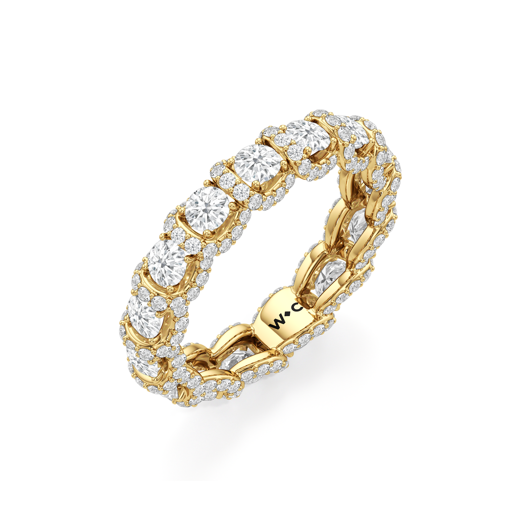 The Fulton Eternity Ring (E+ VS+) with 18KT Yellow Gold / Natural / 2 3/4 Cut Diamond in 14KT Yellow Gold / Natural / 2 3/4 view 5
