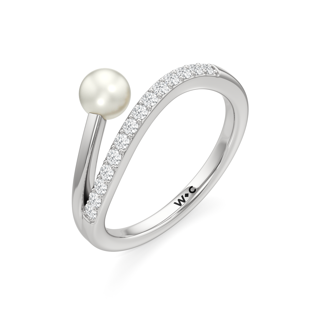 1576723-Ring with 14KT White Gold / Lab / 0 Cut Diamond in 14KT White Gold / Lab / 0 view 3
