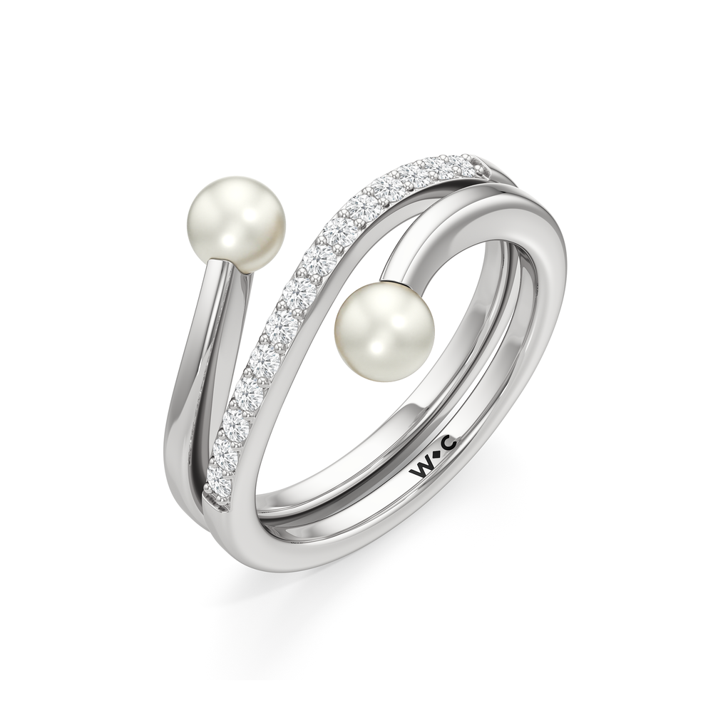 1576724-Ring with 14KT White Gold / Lab / 0 Cut Diamond in 14KT White Gold / Lab / 0 view 3
