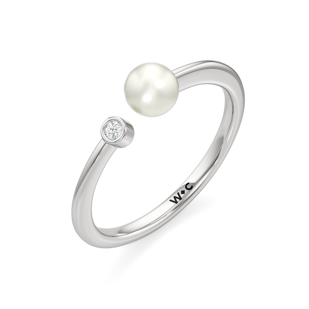 1576733-Ring with 14KT White Gold / Lab / 0 Cut Diamond in 14KT White Gold / Lab / 0 view 3
