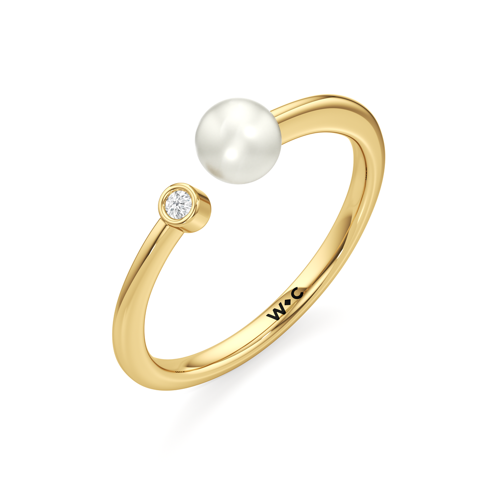 1576733-Ring with 14KT Yellow Gold / Lab / 0 Cut Diamond in 14KT Yellow Gold / Lab / 0 view 3
