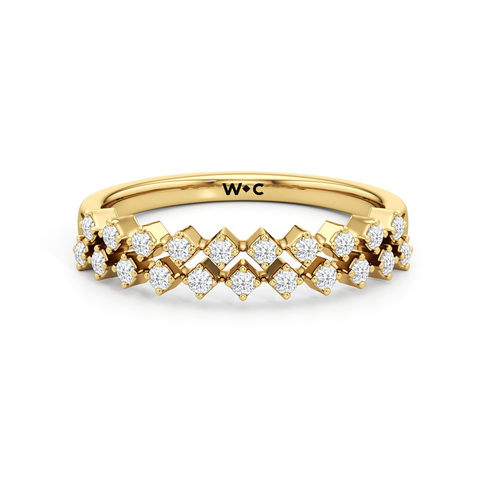 The Josie Ring with 14KT Yellow Gold / 1/5 / 6.5 Cut Diamond in 14KT Yellow Gold / 1/5 / 6.5 view 1
