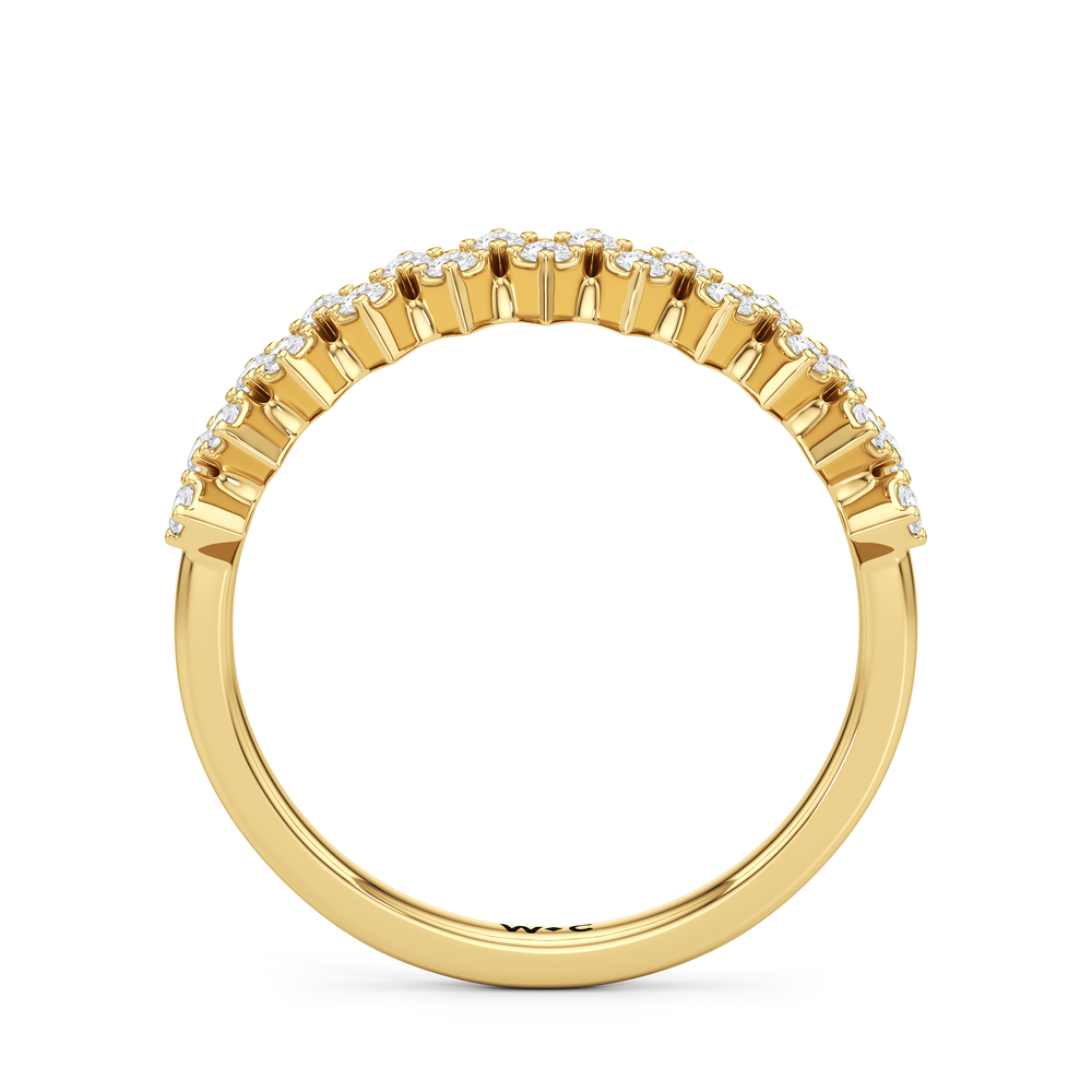 The Josie Ring with 14KT Yellow Gold / 1/5 / 6 Cut Diamond in 14KT Yellow Gold / 1/5 / 6 view 2
