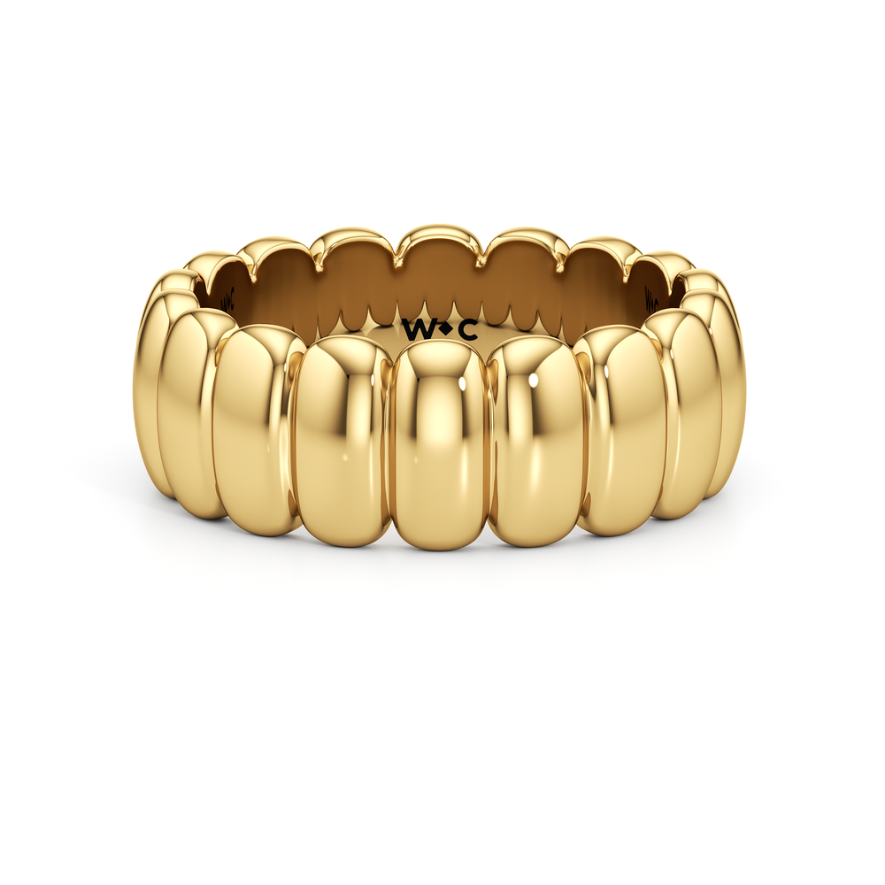 The Quinn Ring with 18K Yellow Gold Vermeil / 6 Cut Diamond in 14KT 18K Yellow Gold Vermeil / 6 view 1
