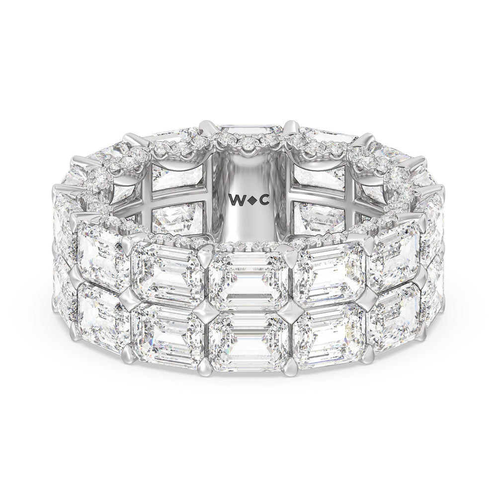 The Twombly Eternity Ring with 18KT White Gold / Natural / 13 7/8 Cut Diamond in 14KT White Gold / Natural / 13 7/8 view 1

