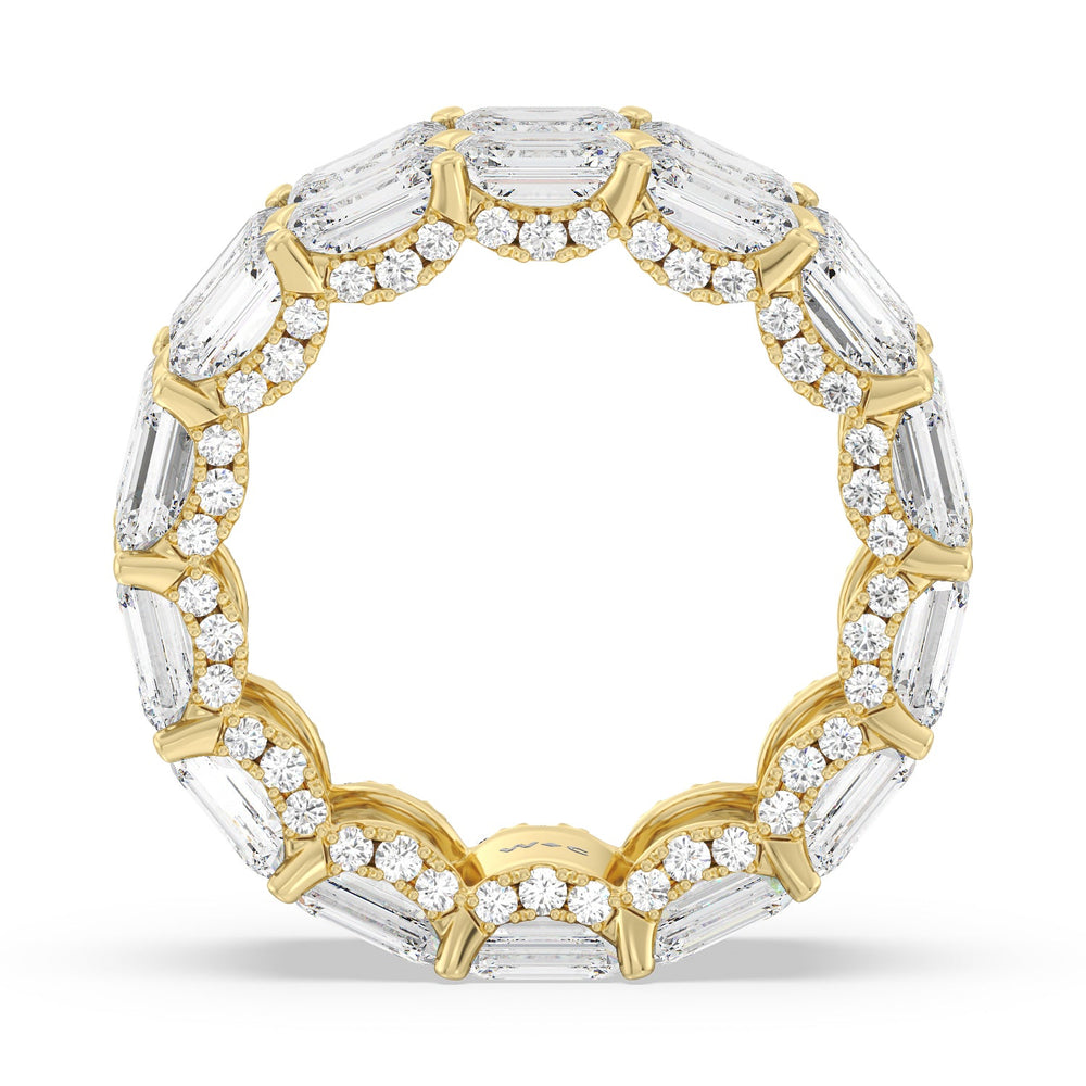The Twombly Eternity Ring with 18KT Yellow Gold / Natural / 13 7/8 Cut Diamond in 14KT Yellow Gold / Natural / 13 7/8 view 2
