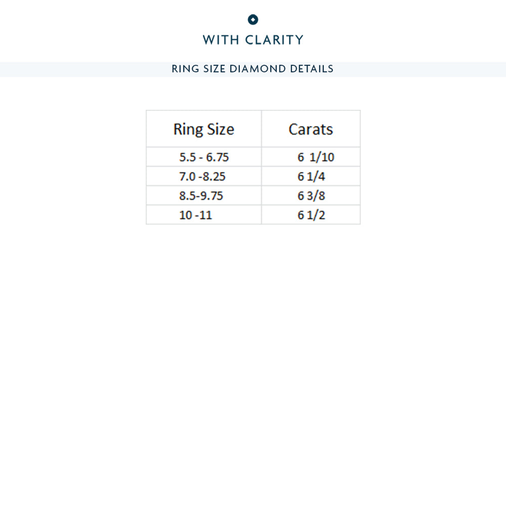 The Dumbo Eternity Ring with 6 1/4 Cut Diamond in 14KT Yellow Gold view 4
