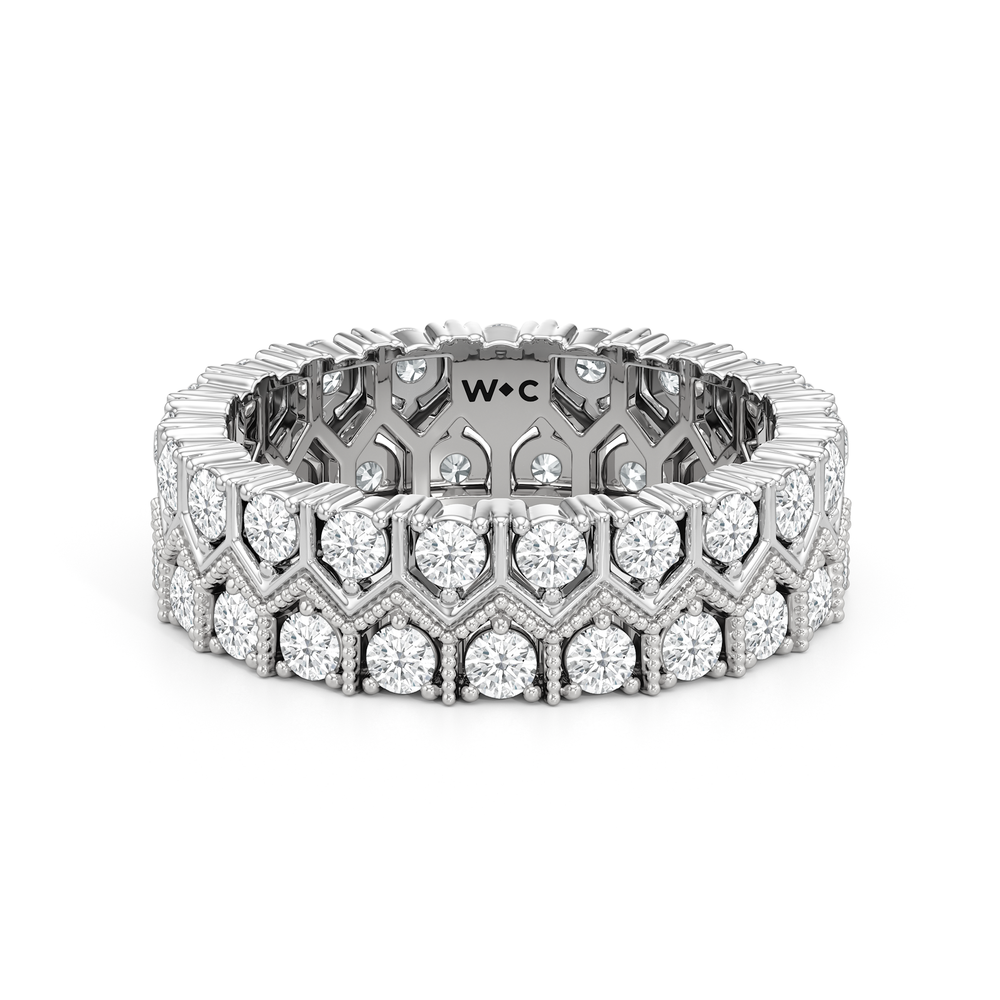 The Piscine Ring with Platinum / Lab / 1 9/10 Cut Diamond in 14KT Platinum / Lab / 1 9/10 view 2
