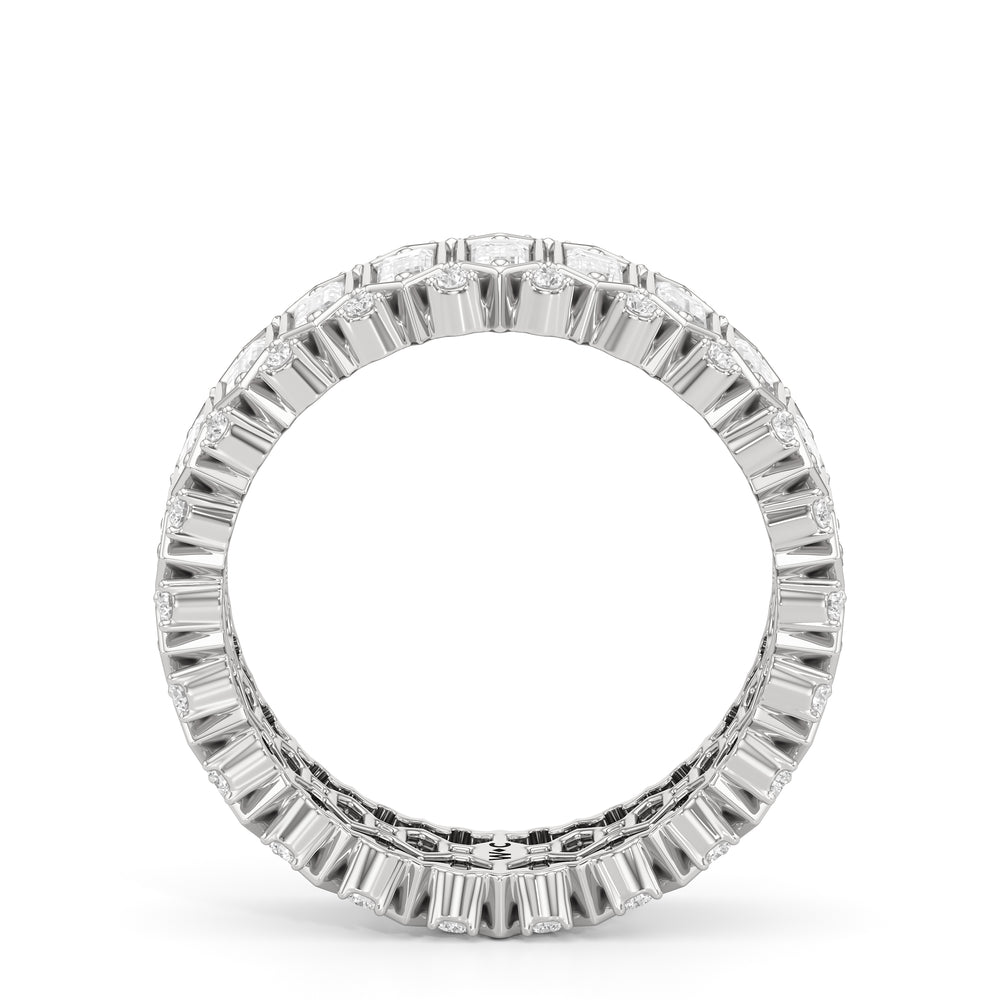 The Lexington Ring with Platinum / Lab / 2 3/8 Cut Diamond in 14KT Platinum / Lab / 2 3/8 view 3
