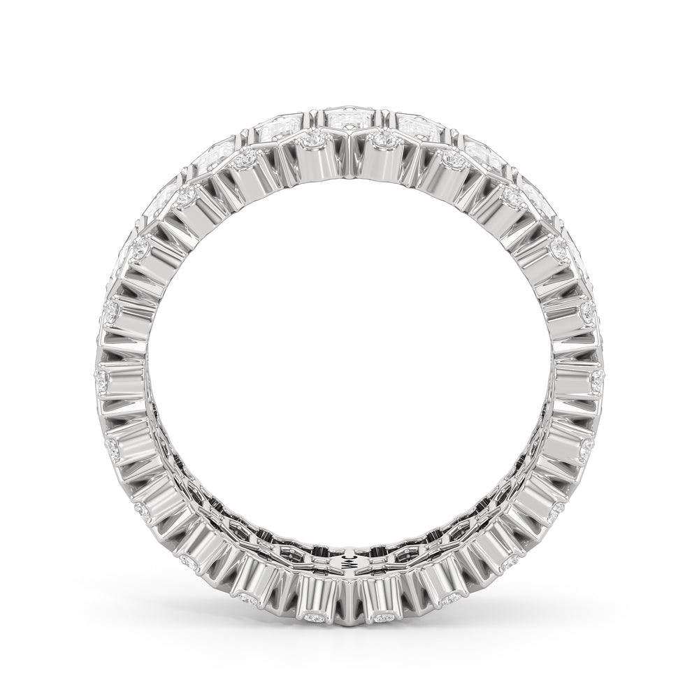 The Lexington Ring with Platinum / Lab / 2 3/8 Cut Diamond in 14KT Platinum / Lab / 2 3/8 view 3
