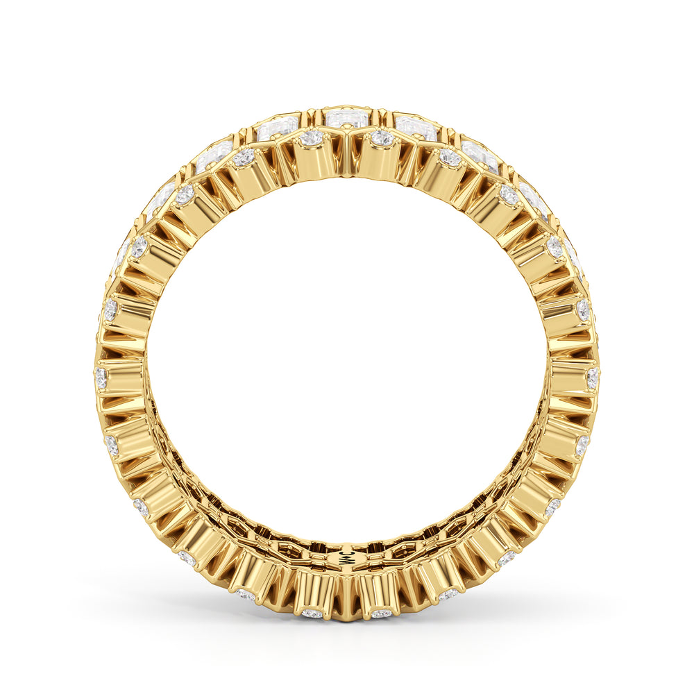The Lexington Ring with 18KT Yellow Gold / Lab / 2 3/8 Cut Diamond in 14KT Yellow Gold / Lab / 2 3/8 view 3
