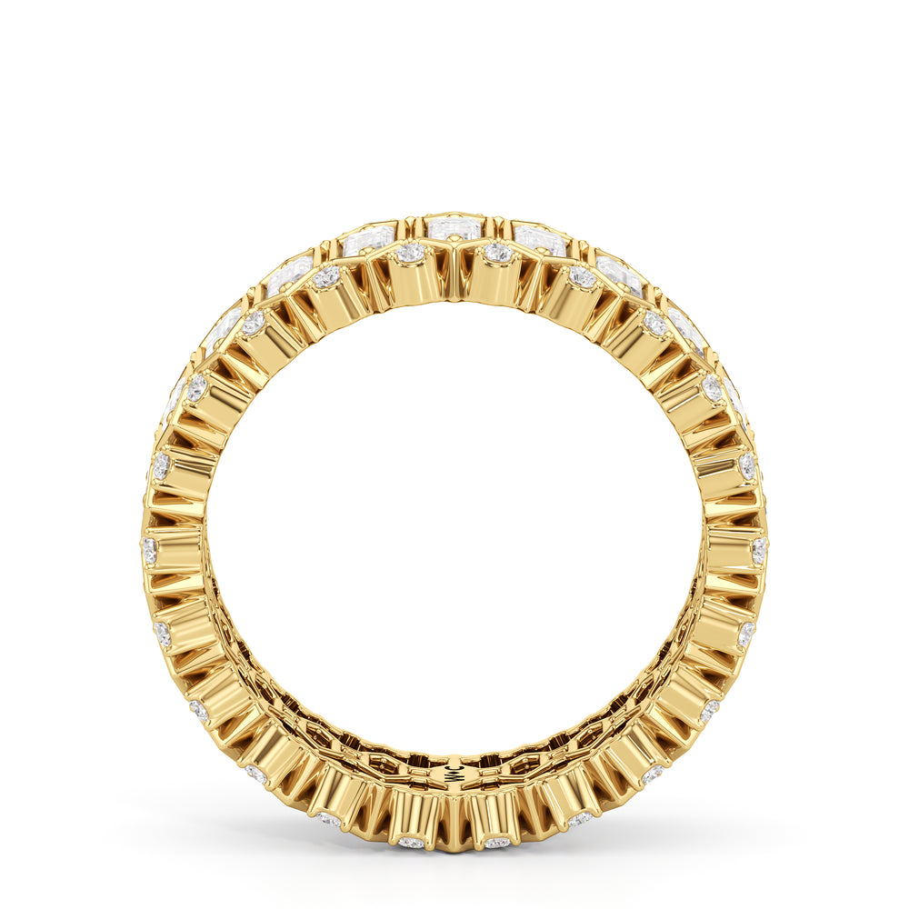 The Lexington Ring with 18KT Yellow Gold / Lab / 2 3/8 Cut Diamond in 14KT Yellow Gold / Lab / 2 3/8 view 3
