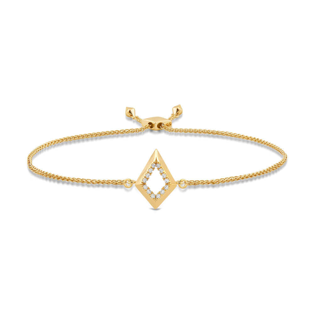The Diamond Set with 14KT Yellow Gold / Lab / 1/6 Cut Diamond in 14KT Yellow Gold / Lab / 1/6 view 4
