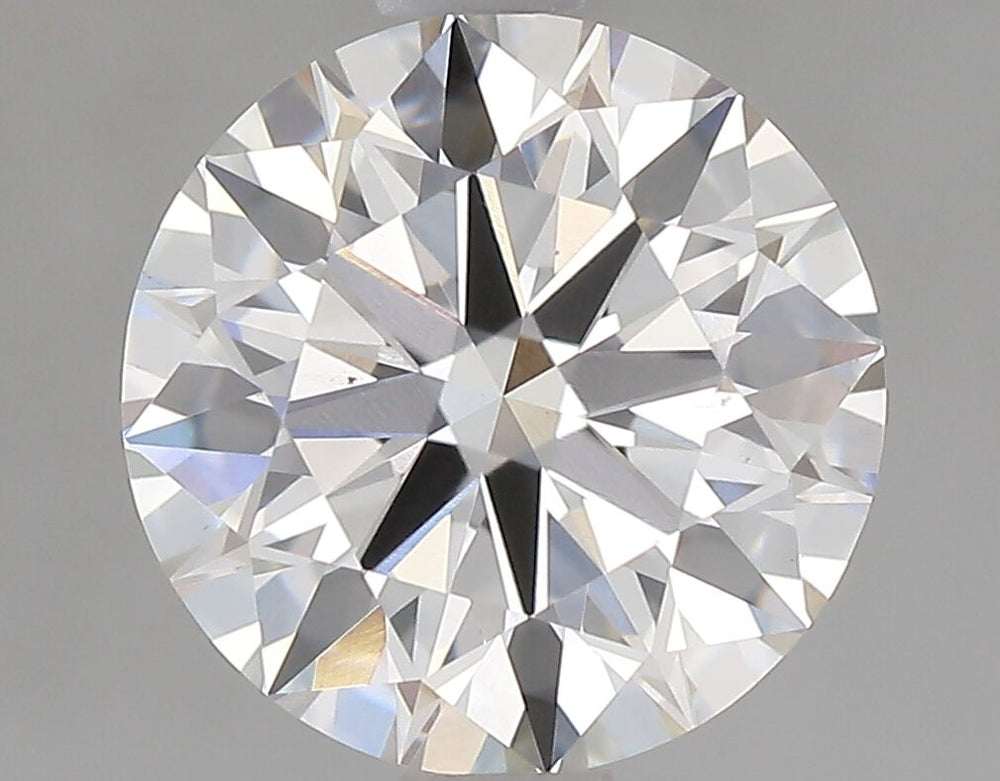 1.5 Carat Round Lab Diamond with  Cut Diamond in 14KT  view 1

