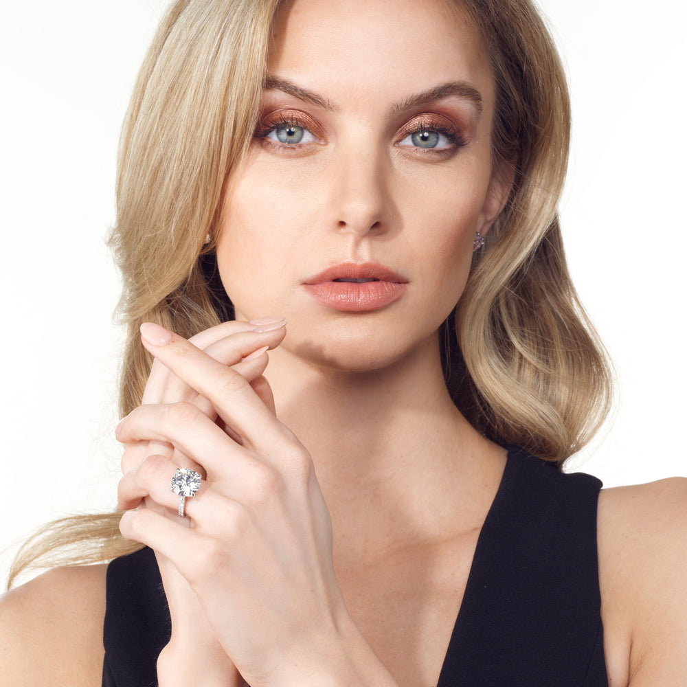 Model Wearing The Cassatt Reserve Rings view