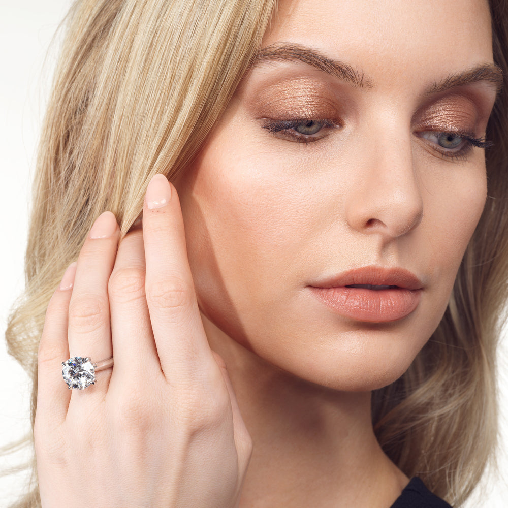 Model Wearing The Vermeer Ring view