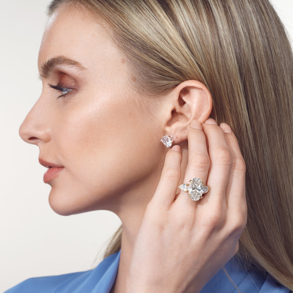 Model Wearing The Matisse Ring view
